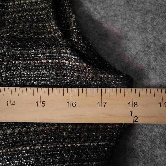 Womens Moulinette Soeurs Anthropologie Glissade Shimmer Tweed Dress Black Sze 12 - Picture 10 of 11